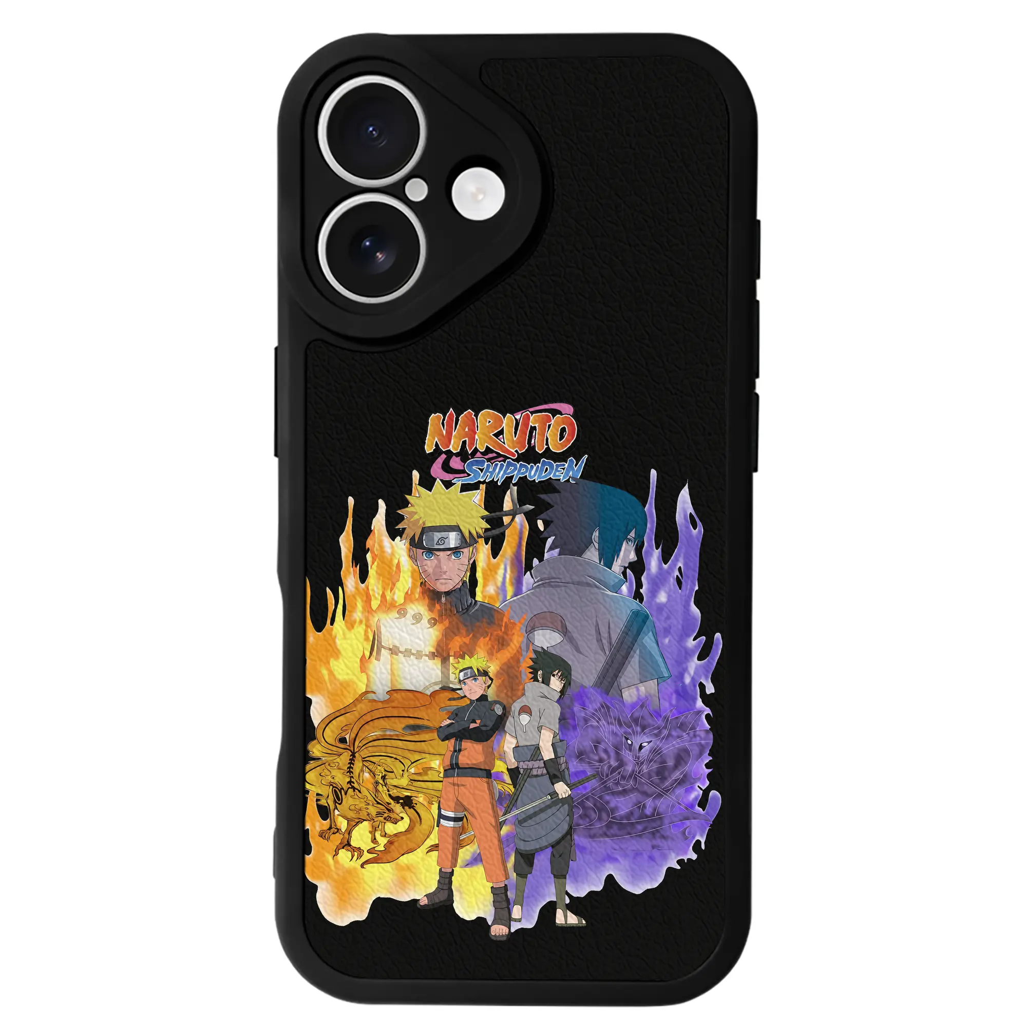 ナルト グッズ うずまき ナルト - IPhone 16シリーズ対応 ・ シリコンスマホケース ・ レザー調 ・ 高精度フィット ・ 耐衝撃 ・ ワイヤレス充電対応 ・ 精密カット